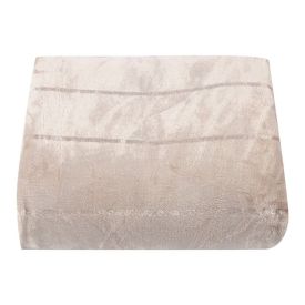 Cobertor King 100% Poliéster Elegance Havan Casa - Bege