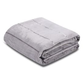 Cobertor King 100% Poliéster Elegance Havan Casa - Cinza