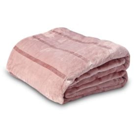 Cobertor King 100% Poliéster Elegance Havan Casa - Rosa Pétala