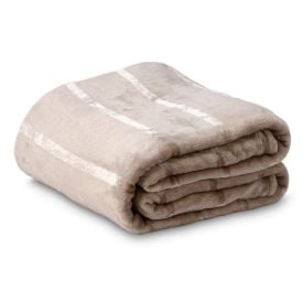 Cobertor King 100% Poliéster Elegance Havan Casa - Cru