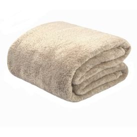 Cobertor King Lyon Comfort Sherpa Havan Casa - Bege