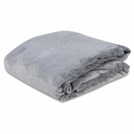 Cobertor King Microfibra Velour Neo Clássico Camesa - Cinza Claro