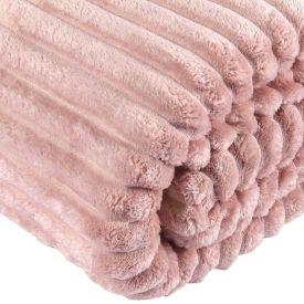 Cobertor King Premier Canelado Havan Casa - Rosa Claro