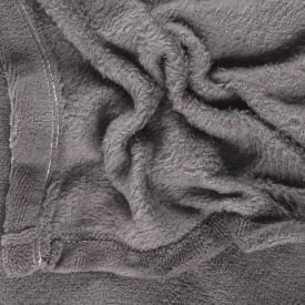 Cobertor Casal Microfibra Liso Paris Havan Casa - Cinza Urbano