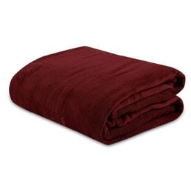 Cobertor Casal Microfibra Liso Paris Havan Casa - Bloodstone