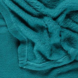 Cobertor Casal Microfibra Liso Paris Havan Casa - Verde Lago Profundo