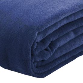 Cobertor Solteiro Microfibra Paris Havan Casa - Azul