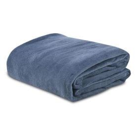 Cobertor Paris Solteiro Microfibra Havan Casa - Azul Jeans