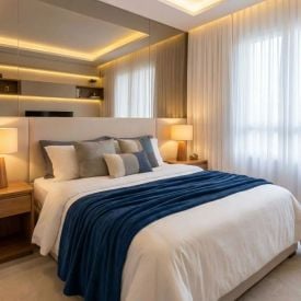 Cobertor Paris Solteiro Microfibra Havan Casa - Azul Midinight