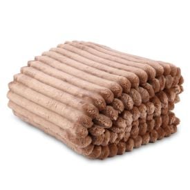 Cobertor Queen 100% Poliéster Premier Canelado Havan Casa - Taupe Atemporal