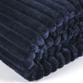 Cobertor Queen 100% Poliéster Premier Canelado Havan Casa - Azul