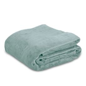 Cobertor Queen Liso 100% Poliéster Premier Havan Casa - Verde Capri