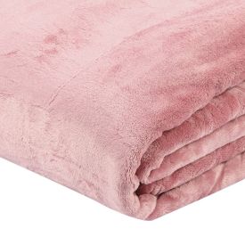 Cobertor Queen 100% Poliéster Premier Havan Casa - Rosa