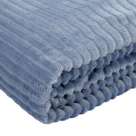 Cobertor Queen Montreal 100% Poliéster Havan Casa - Azul Névoa