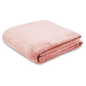 Cobertor Queen Neo Velour Camesa - Rosa