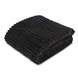 Cobertor Queen Premier Canelado Havan Casa - Carbono