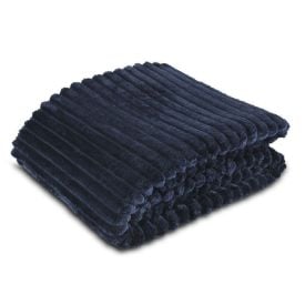 Cobertor Queen Premier Canelado Havan Casa - Azul