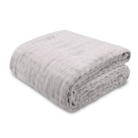 Cobertor Queen Requinte Color Sherpa Havan Casa - Cinza