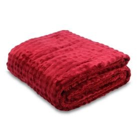 Cobertor Queen Requinte Sherpa Color Havan Casa - Bloodstone