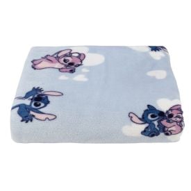 Cobertor Solteiro 100% Poliéster Disney - Stitch And Angel