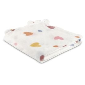 Cobertor Solteiro Infantil Pompom Havan Kids - Coração