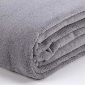 Cobertor Solteiro Paris Microfibra Havan Casa - Cinza Amianto