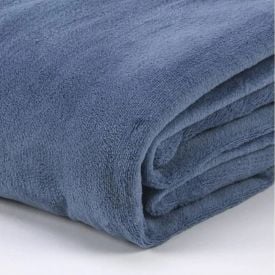 Cobertor Paris Solteiro Microfibra Havan Casa - Azul Jeans