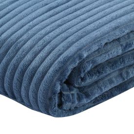 Cobertor Solteiro Montreal 100% Poliéster Havan Casa - Azul Jeans