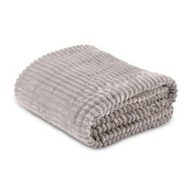 Cobertor Solteiro Montreal 100% Poliéster Havan Casa - Cinza Ice