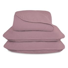 Cobre Leito Casal Liso 3 Peças Havan Casa - Rose