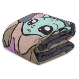 Cobre Leito Queen Star Wars Hedrons 1 Pç - Baby Yoda