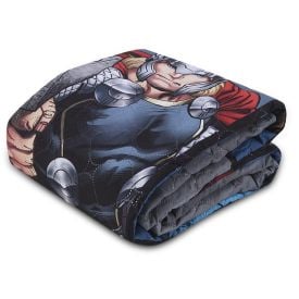 Cobre Leito Solteiro Infantil Disney Hedrons 1 Pç - Vingadores  Retorno