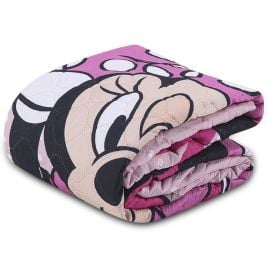 Cobre Leito Solteiro Infantil Disney Hedrons 1 Pç - Minnie Home