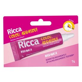 Cola Para Cílios Postiços Branca Ricca - 7g