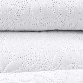 Kit Colcha King 100% Poliéster Lisa Versalhes Havan Casa 3 Peças - Branco