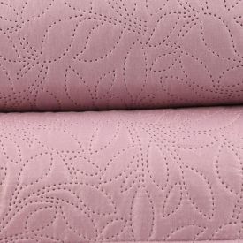 Kit Colcha King 100% Poliéster Lisa Versalhes Havan Casa 3 Peças - Rosa Velho