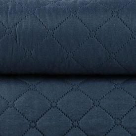 Kit Colcha King 100% Poliéster Lisa Versalhes Havan Casa 3 Peças - Azul Jeans 