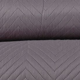 Kit Colcha King 100% Poliéster Lisa Versalhes Havan Casa 3 Peças - Cinza Urbano