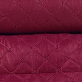 Kit Colcha King 100% Poliéster Lisa Versalhes Havan Casa 3 Peças - Rosa Malva