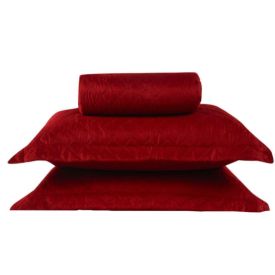 Kit Colcha King Lisa Versalhes Havan Casa 3 pçs  - Bloodstone