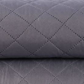 Kit Colcha King Lisa Versalhes Havan Casa 3 pçs  - Cinza Urbano