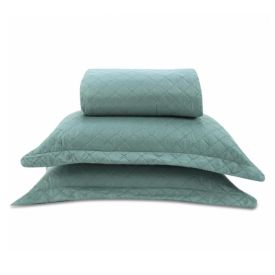 Kit Colcha King Lisa Versalhes Havan Casa 3 pçs  - Verde