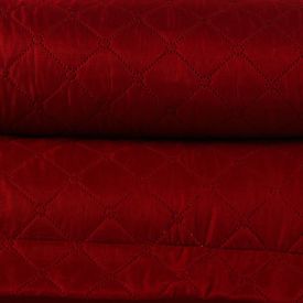 Kit Colcha Queen 100% Poliéster Lisa Versalhes Havan Casa 3 Peças - Bloodstone