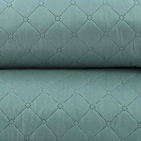 Kit Colcha Queen 100% Poliéster Lisa Versalhes Havan Casa 3 Peças - Verde