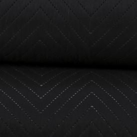 Kit Colcha Queen 100% Poliéster Lisa Versalhes Havan Casa 3 Peças - Preto