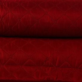 Colcha Queen 3 Peças Lisa Versalhes Havan Casa - Bloodstone