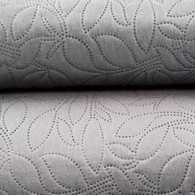 Colcha Queen 3 Peças Lisa Versalhes Havan Casa - Cinza Urbano