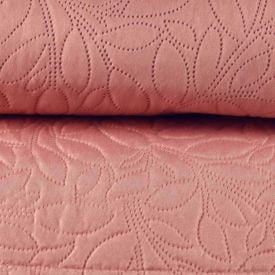 Colcha Queen 3 Peças Lisa Versalhes Havan Casa - Rose