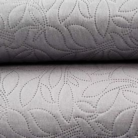 Colcha Queen 3 Peças Lisa Versalhes Havan Casa - Cinza 16-3850