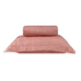 Kit Colcha Solteiro 100% Poliéster Versalhes Havan Casa 2 Peças - Rosa